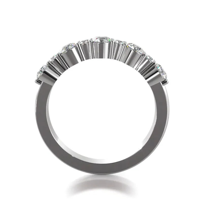 0.61 ct. Round Diamond Wedding Band