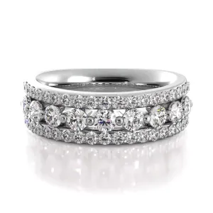 1.03 ct. Round Diamond Wedding Band
