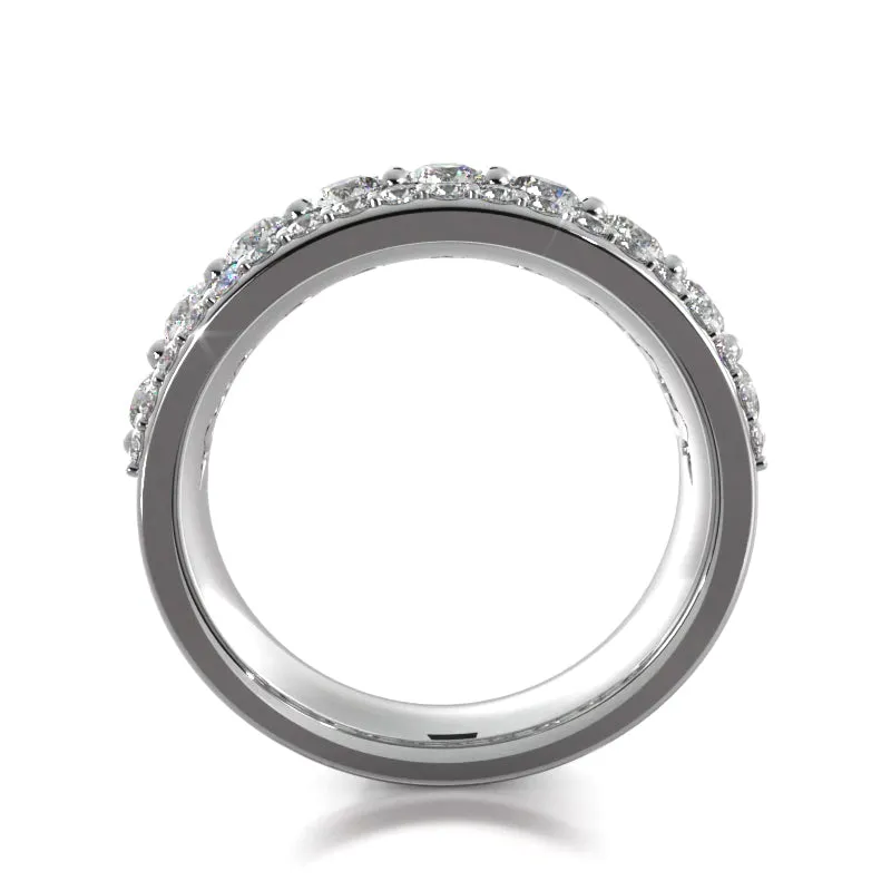 1.03 ct. Round Diamond Wedding Band