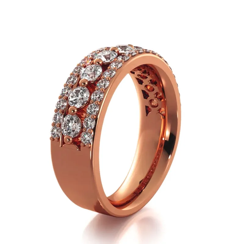 1.03 ct. Round Diamond Wedding Band