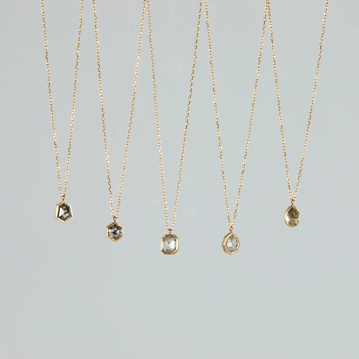 1.06 Carat One-of-a-Kind Rose Cut Diamond Necklace | DN8-OOAK