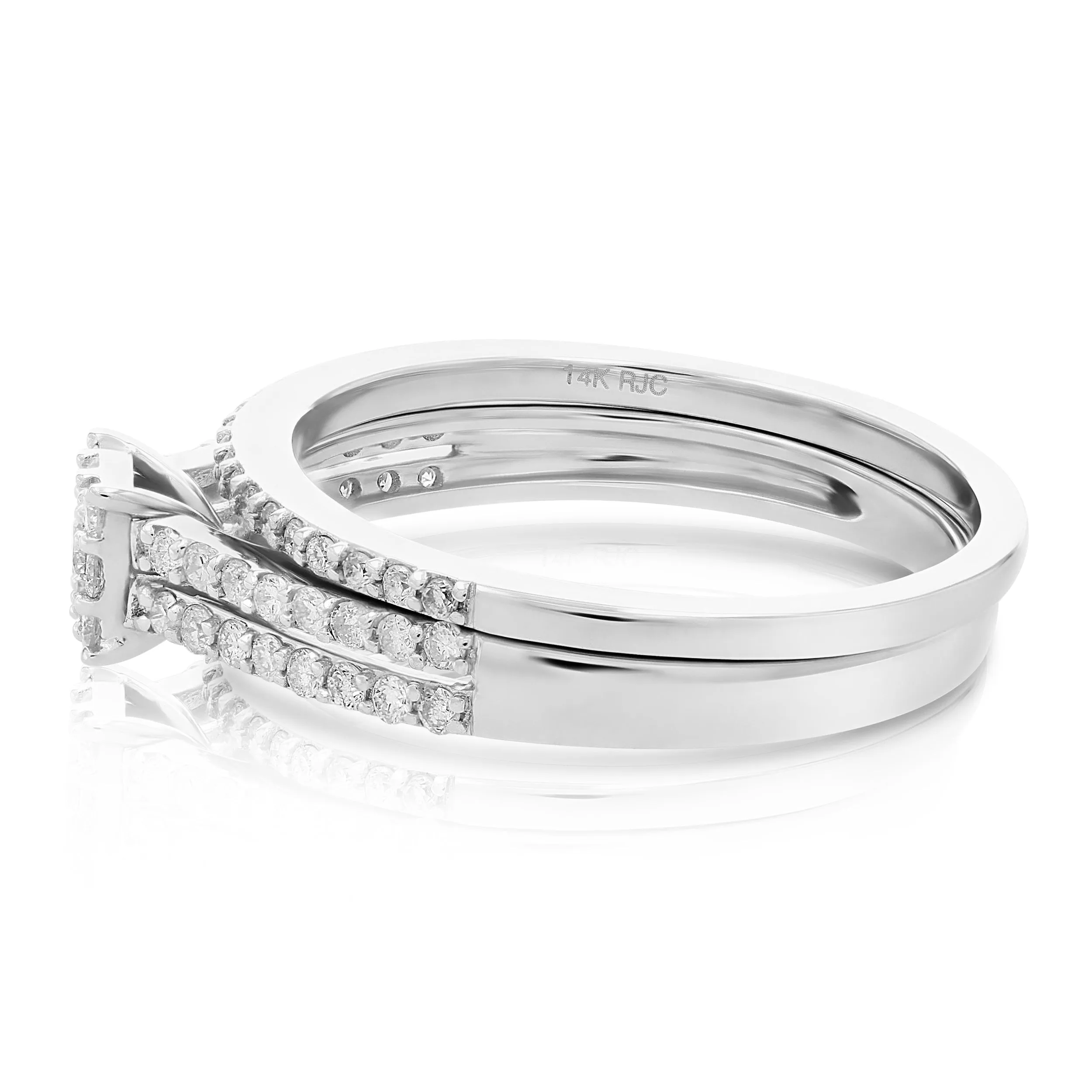 1/2 Cttw Diamond Wedding Ring in White Gold