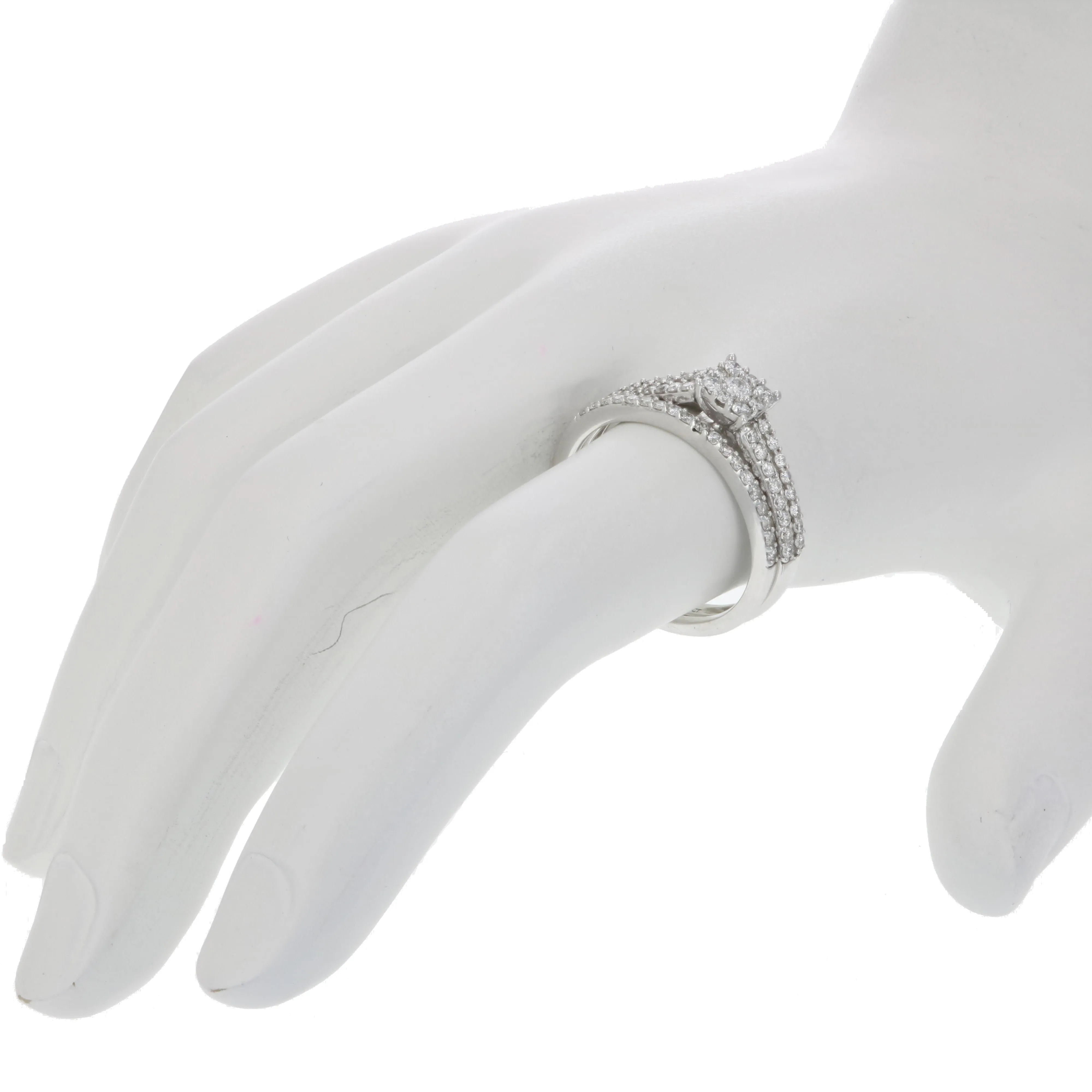 1/2 Cttw Diamond Wedding Ring in White Gold