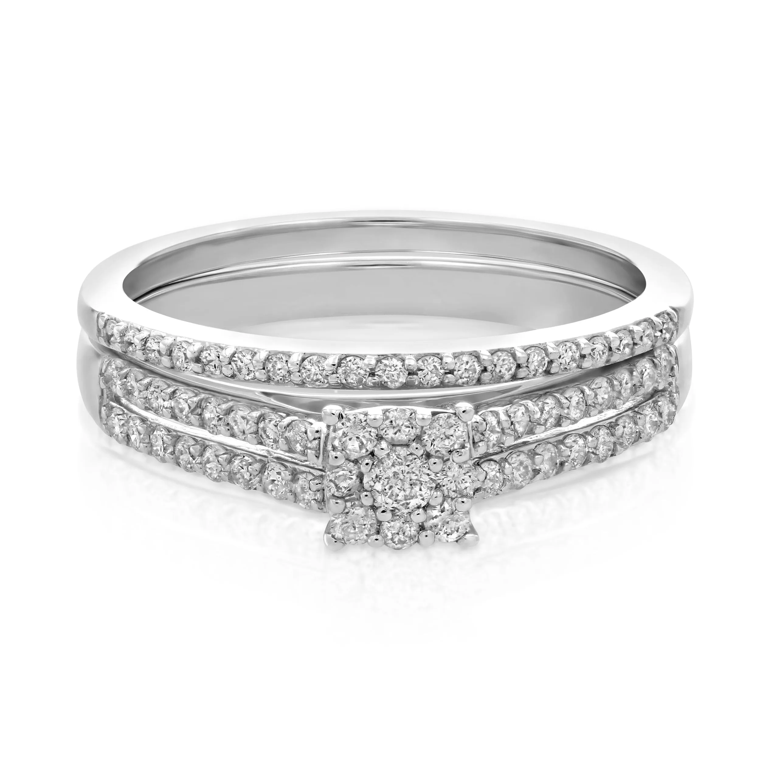 1/2 Cttw Diamond Wedding Ring in White Gold