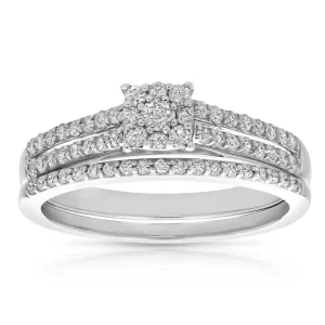 1/2 Cttw Diamond Wedding Ring in White Gold
