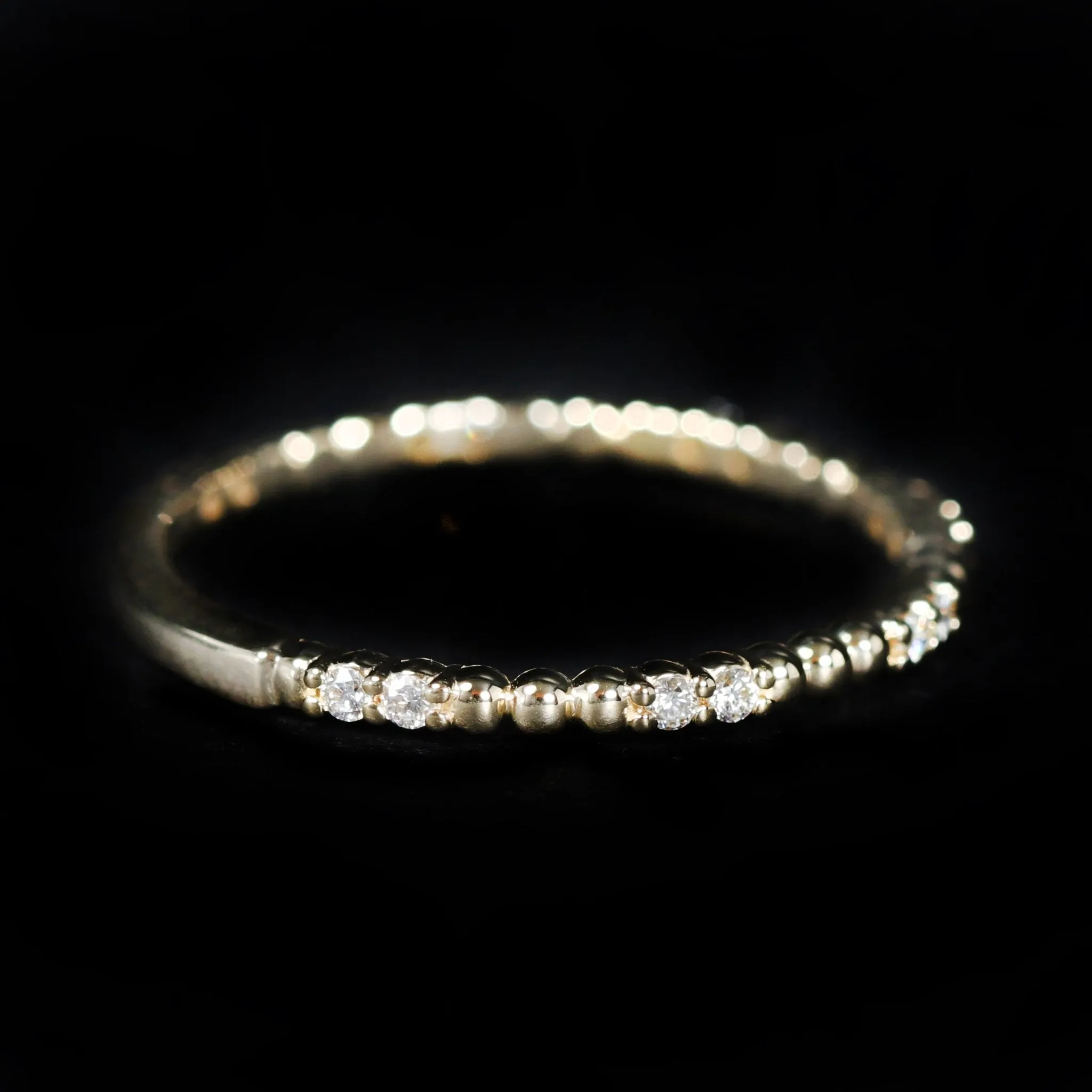 14K Yellow Gold 0.12 CTW Diamond Band