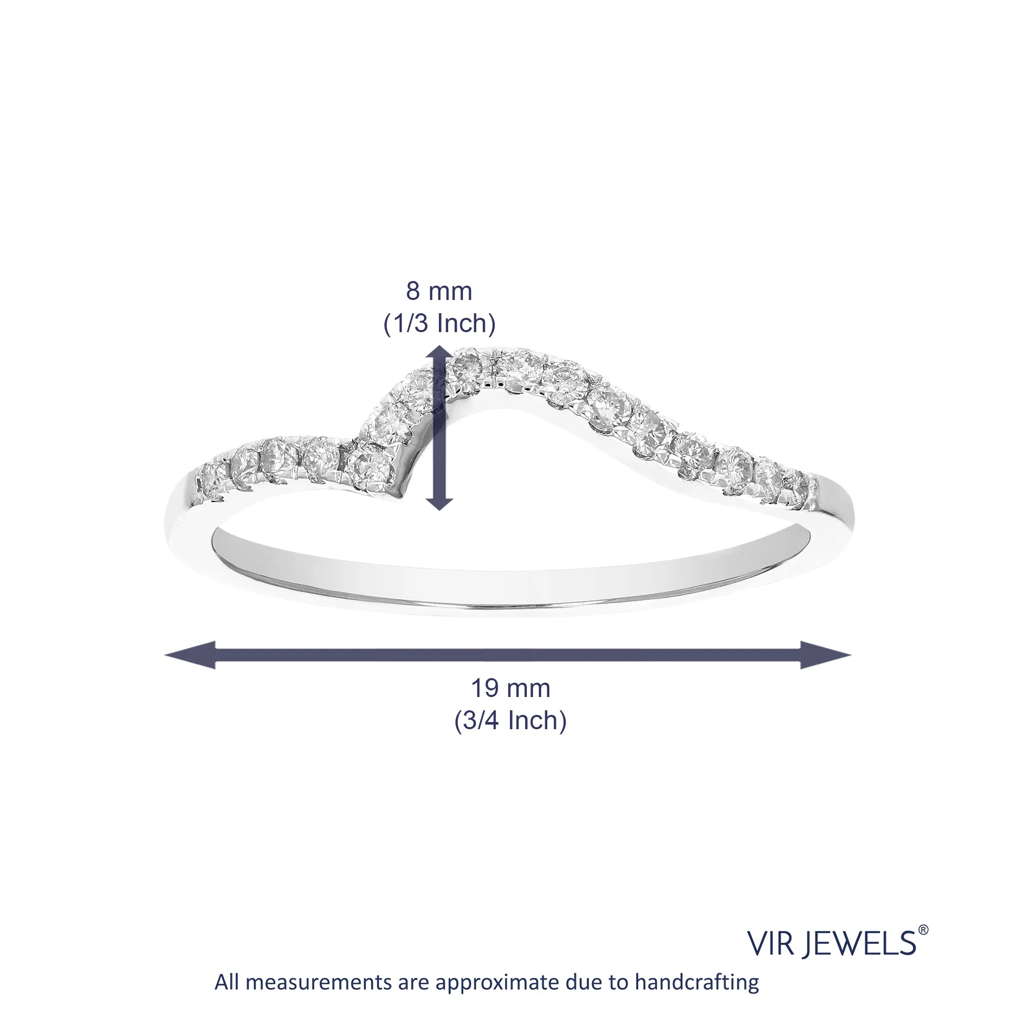 1/5 cttw Diamond Wedding Band in 14K Gold