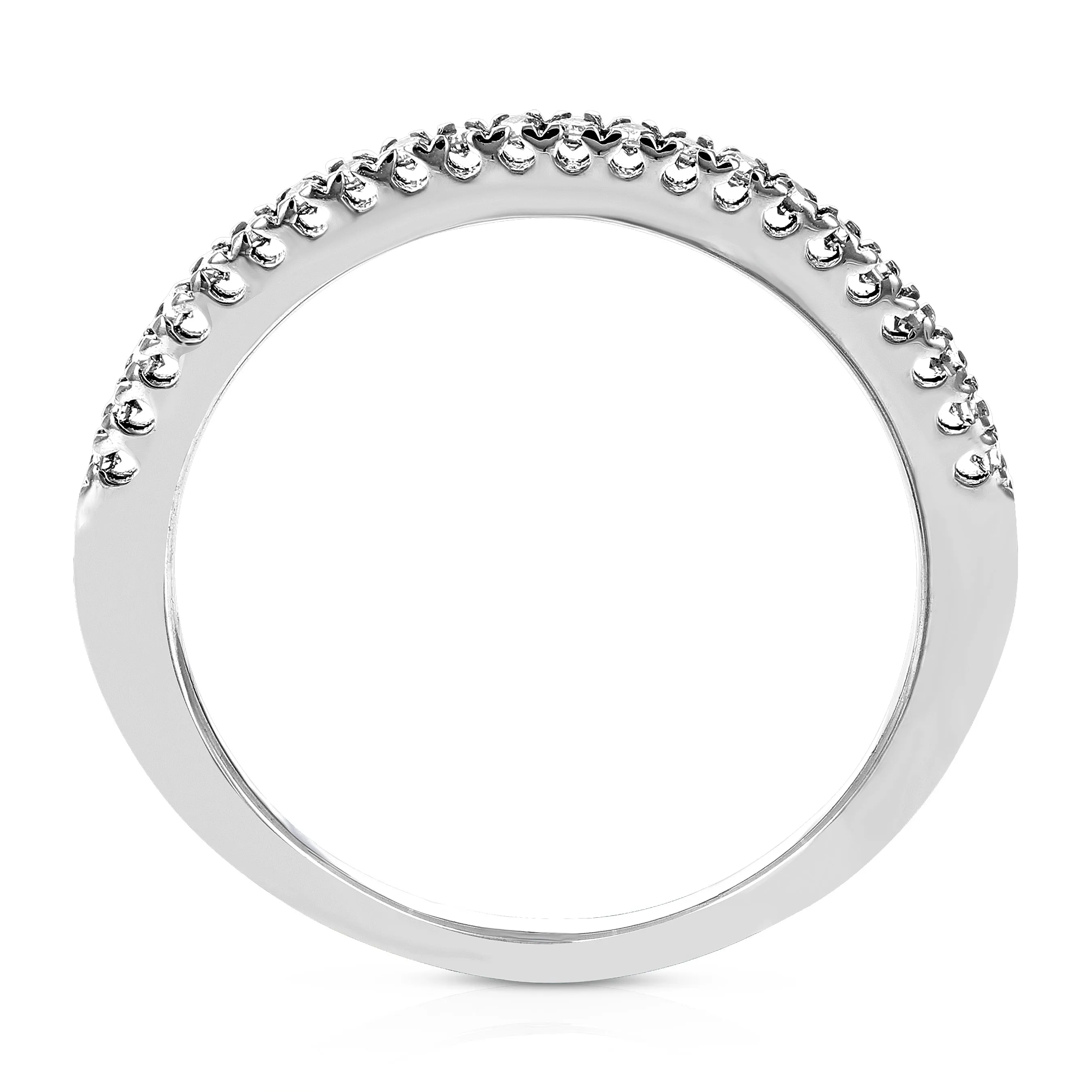 1/6 cttw Diamond Pave Wedding Band in 10K Gold
