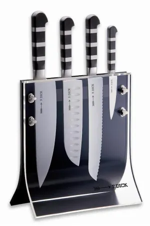 1905, 4 knives and knife block set -8197200