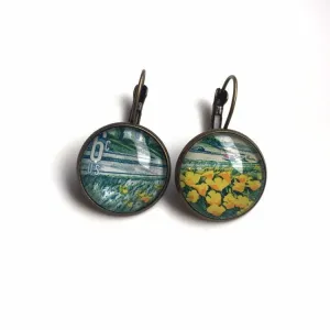 1969 United States Stamp - Keep America Beautiful - Postage Stamp Earrings