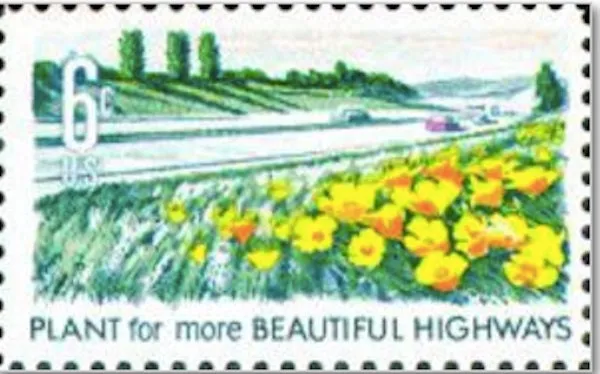 1969 United States Stamp - Keep America Beautiful - Postage Stamp Earrings
