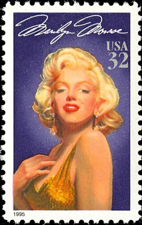 1995 Marilyn Monroe - USA Stamp - Postage Stamp Earrings