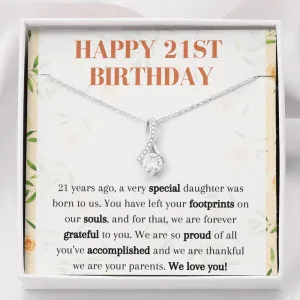 21st Birthday Gift for Daughter from Parents