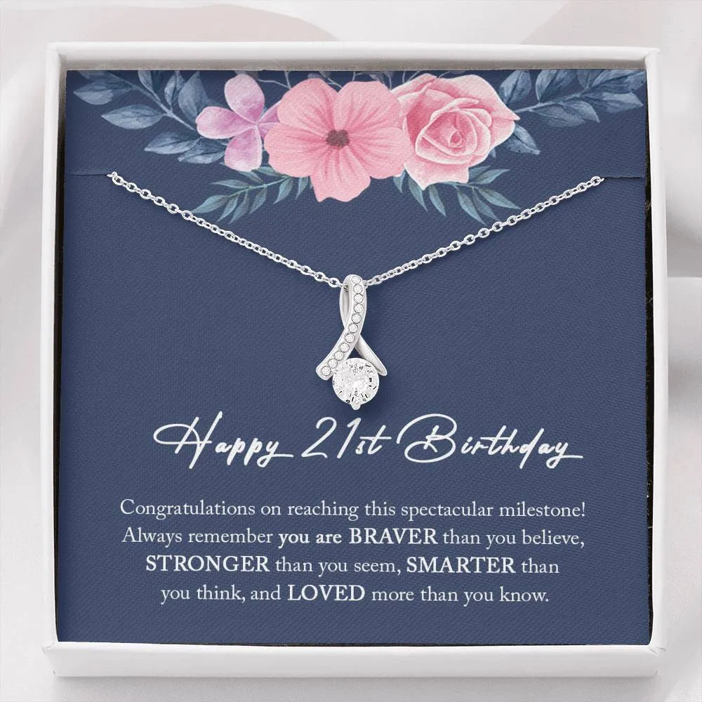 21st Birthday Gift For Her, 21st Birthday Gift, 21st Birthday Necklace, 21st Birthday Gift Jewelry, Happy 21st Birthday
