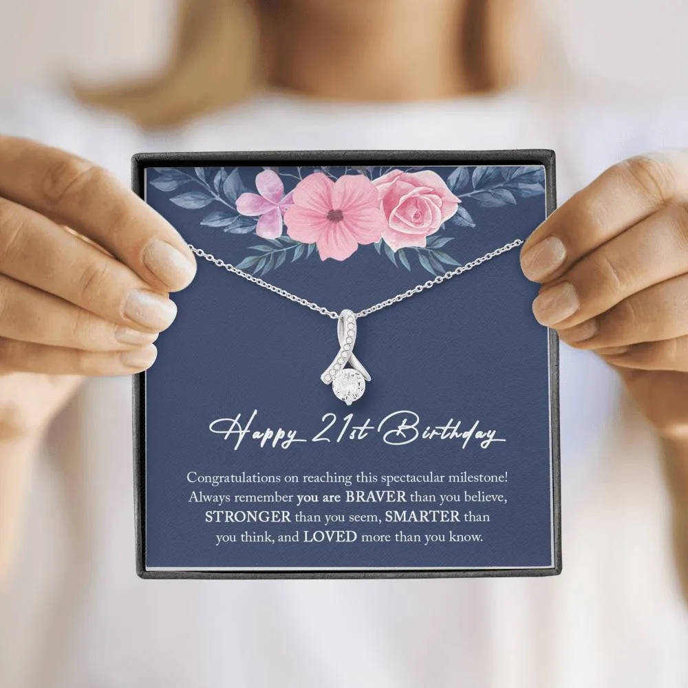 21st Birthday Gift For Her, 21st Birthday Gift, 21st Birthday Necklace, 21st Birthday Gift Jewelry, Happy 21st Birthday