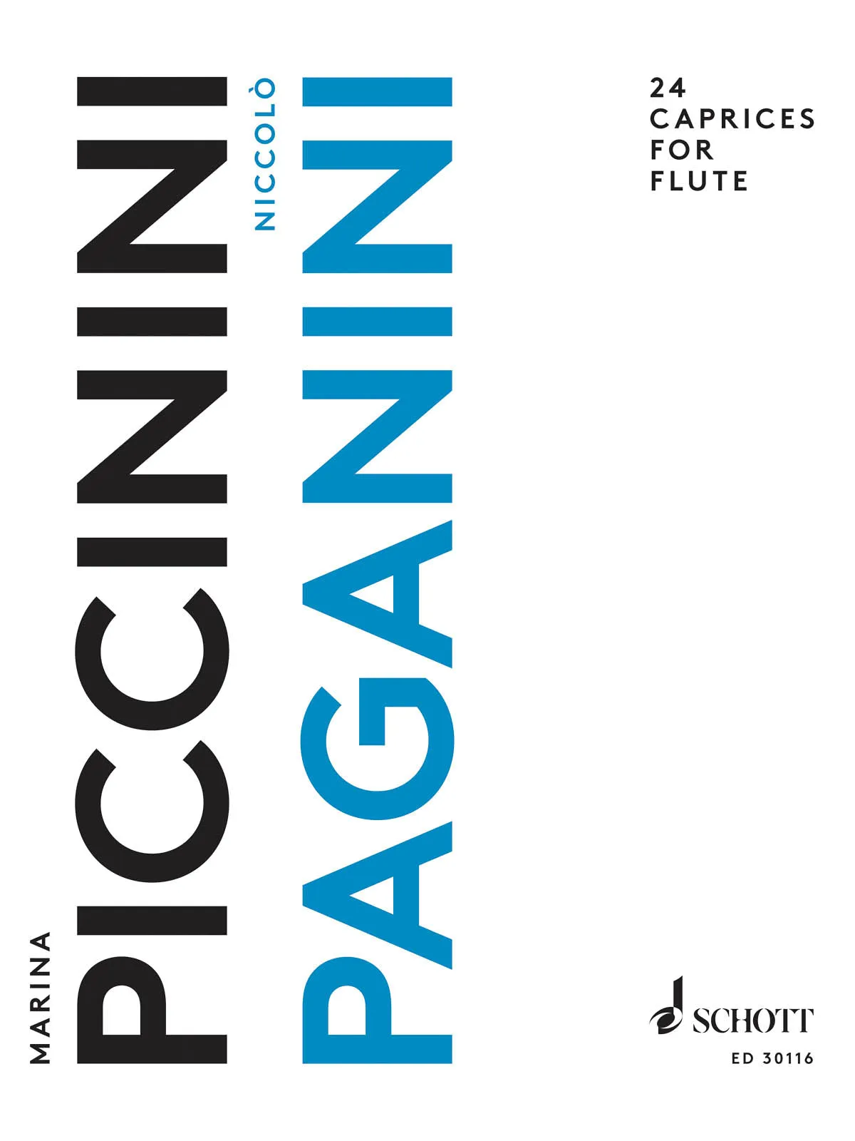 24 Caprices, arr. Marina Piccinini (Flute Alone)
