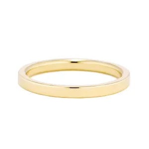 2mm Flat Wedding Band