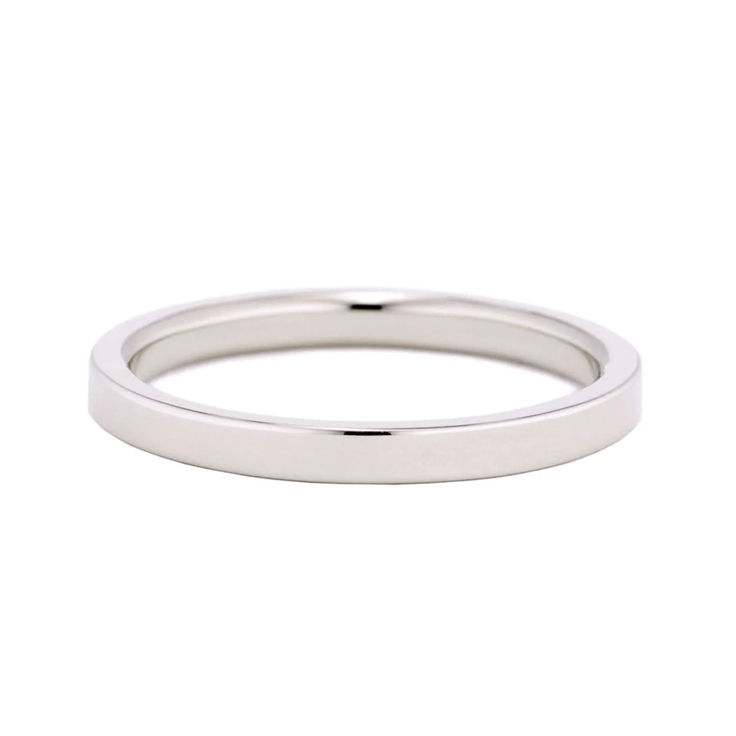 2mm Flat Wedding Band