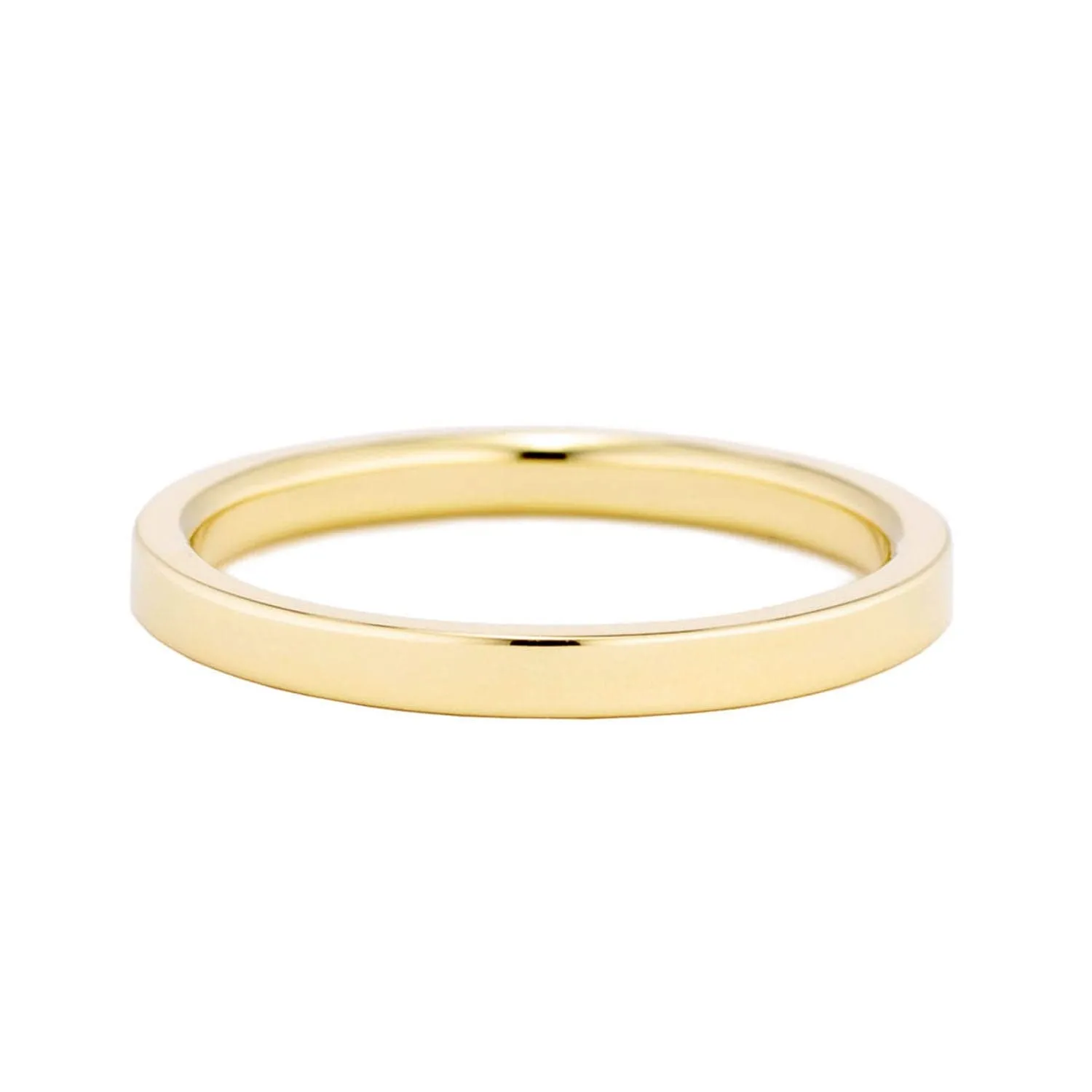 2mm Flat Wedding Band