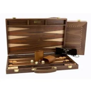 38cm Backgammon Walnut
