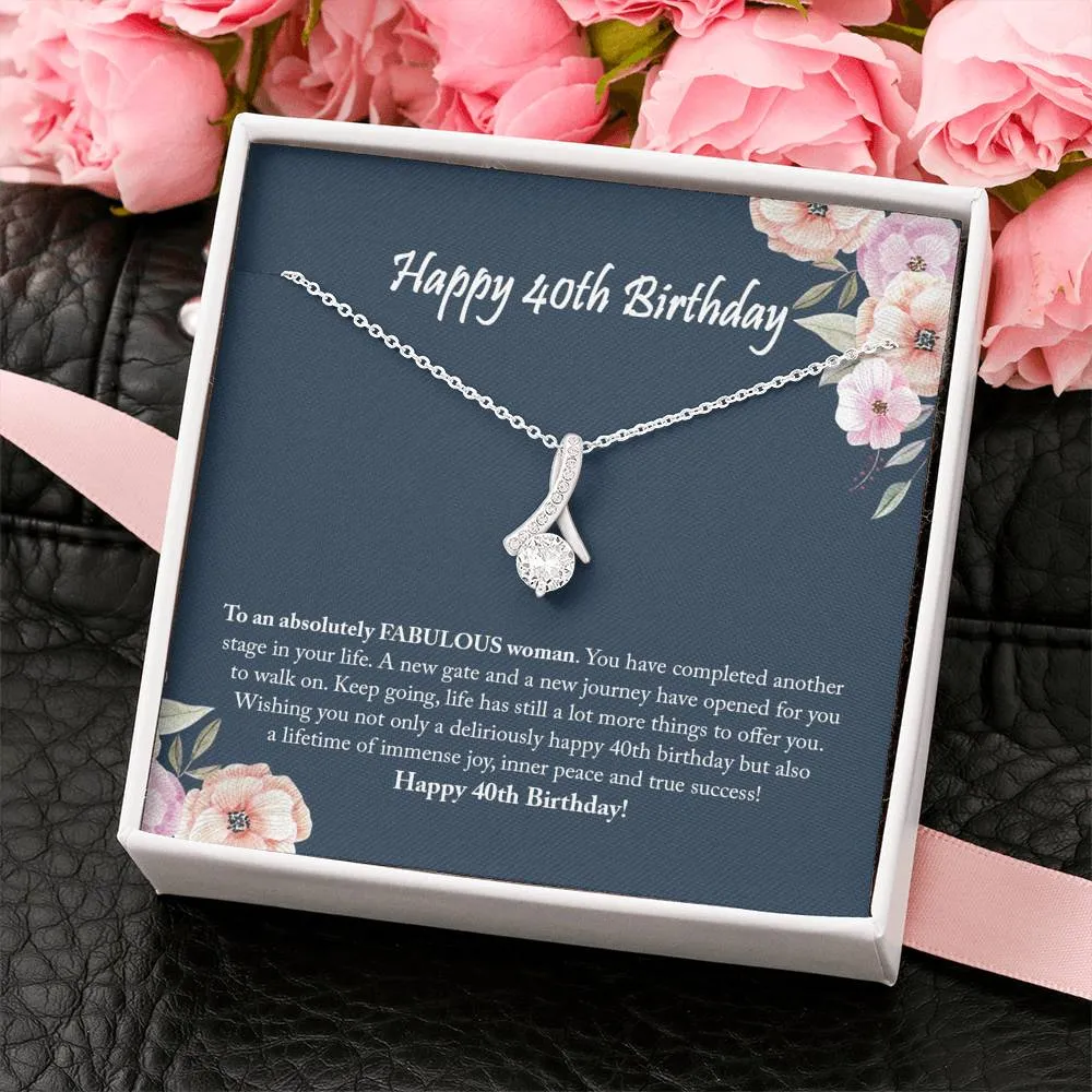40th Birthday Gifts For Women, 40th Birthday Jewelry, 40th Birthday Gift For Her
