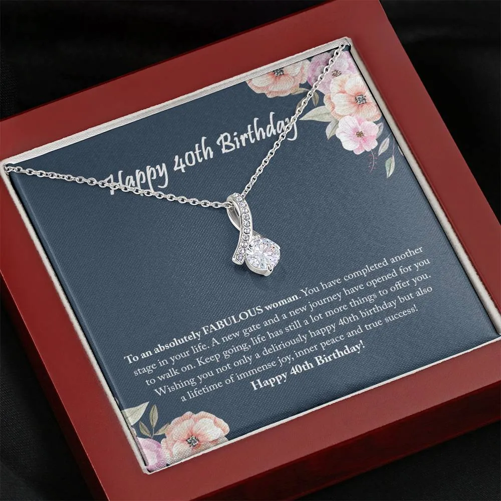 40th Birthday Gifts For Women, 40th Birthday Jewelry, 40th Birthday Gift For Her