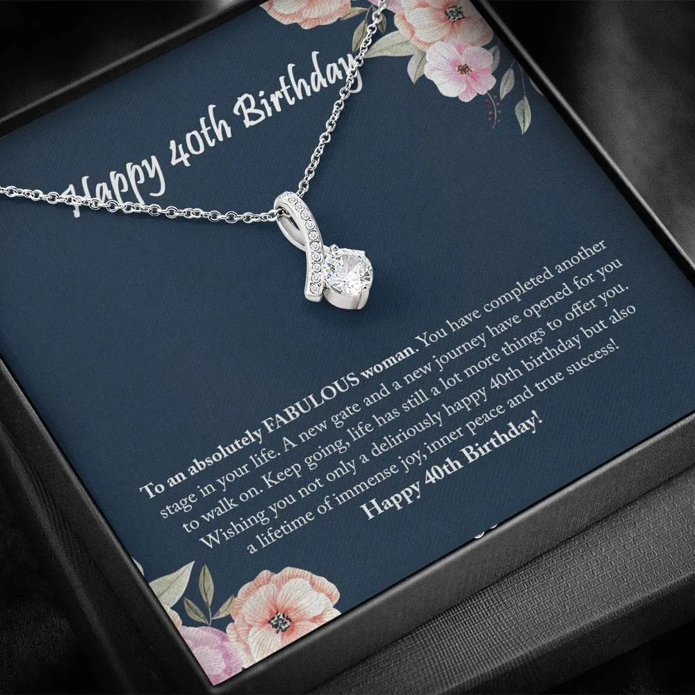 40th Birthday Gifts For Women, 40th Birthday Jewelry, 40th Birthday Gift For Her