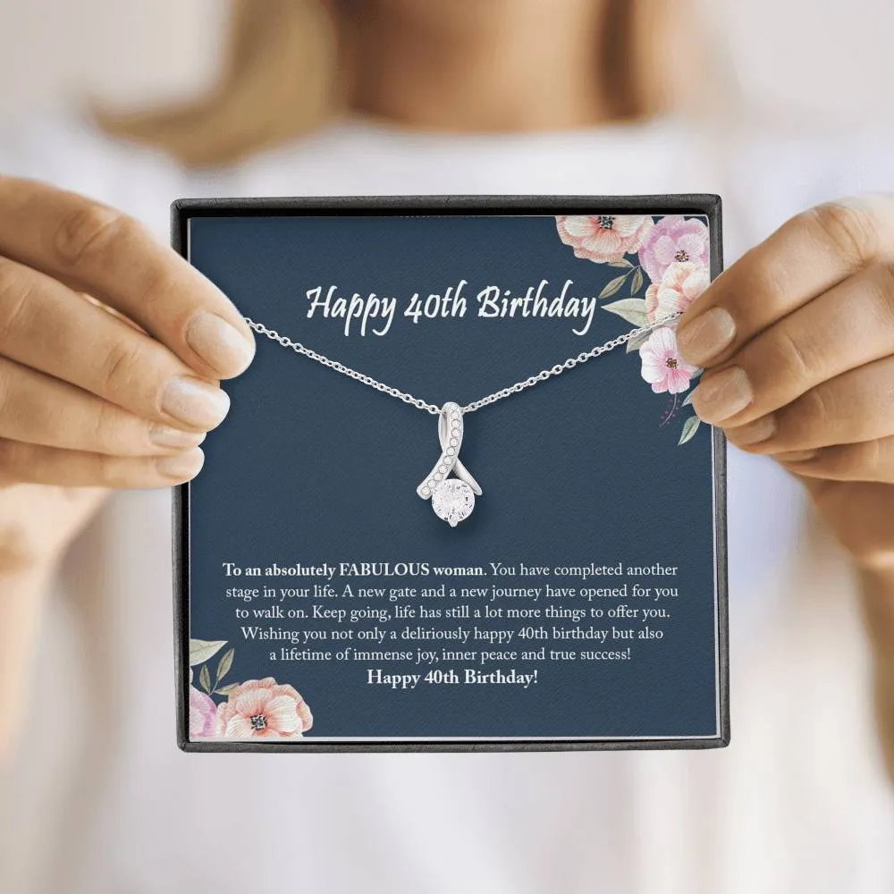 40th Birthday Gifts For Women, 40th Birthday Jewelry, 40th Birthday Gift For Her