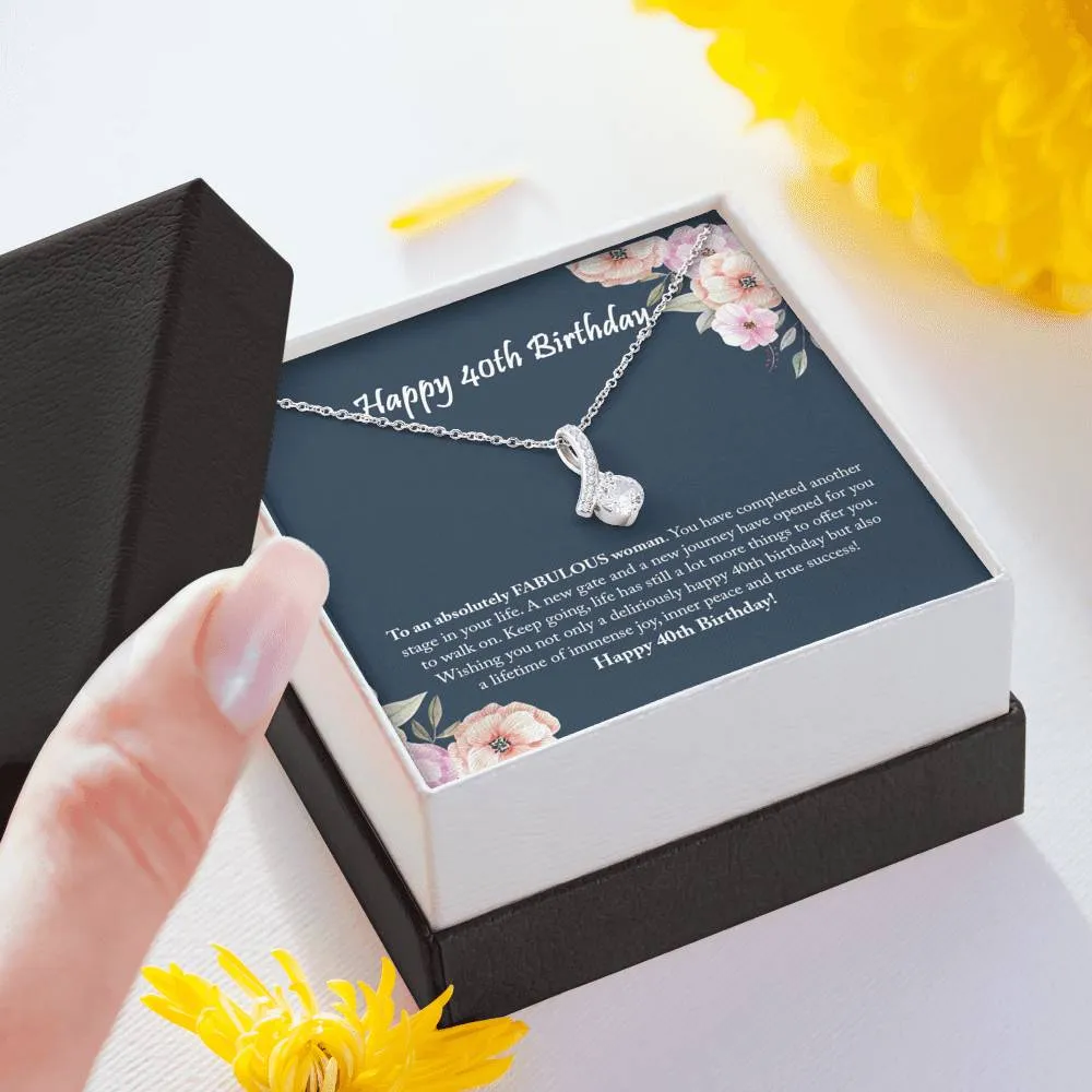 40th Birthday Gifts For Women, 40th Birthday Jewelry, 40th Birthday Gift For Her