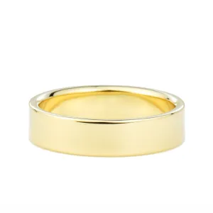 5mm Flat Wedding Band
