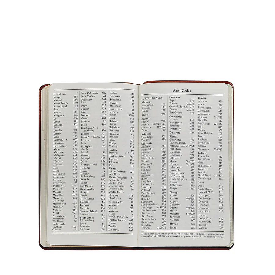 5" Pocket Address Book