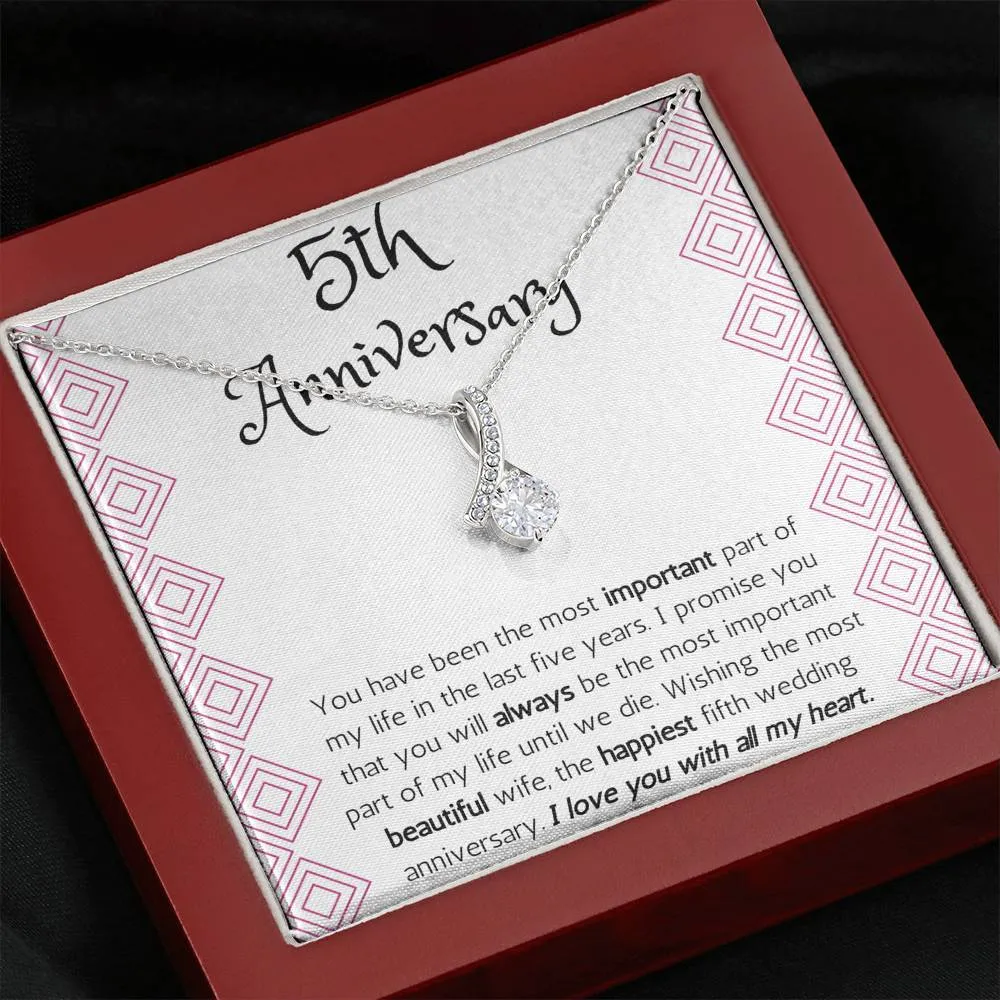 5th Anniversary Necklace