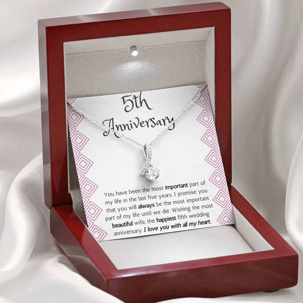 5th Anniversary Necklace