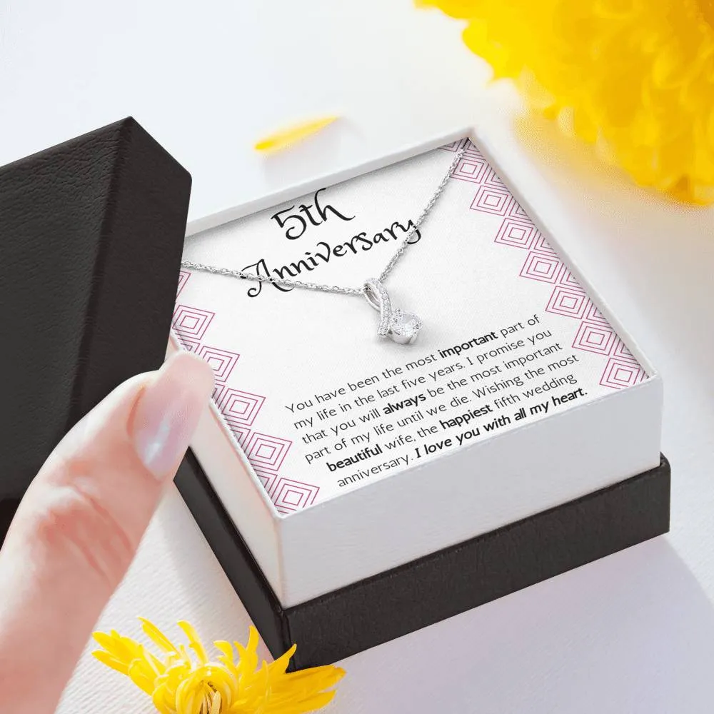 5th Anniversary Necklace