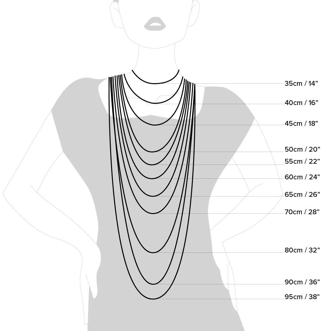 9ct Yellow Gold 45cm Curb Chain Necklace