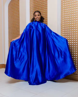 Abrar Kaftan Dress- Royal Blue