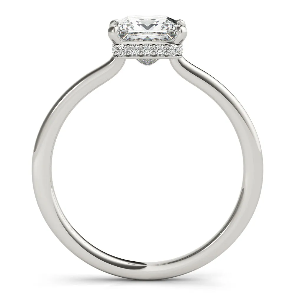 Aimee Princess Lab Grown Diamond Solitaire Engagement Ring IGI Certified