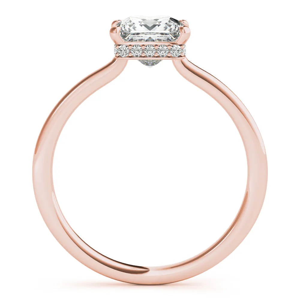 Aimee Princess Lab Grown Diamond Solitaire Engagement Ring IGI Certified