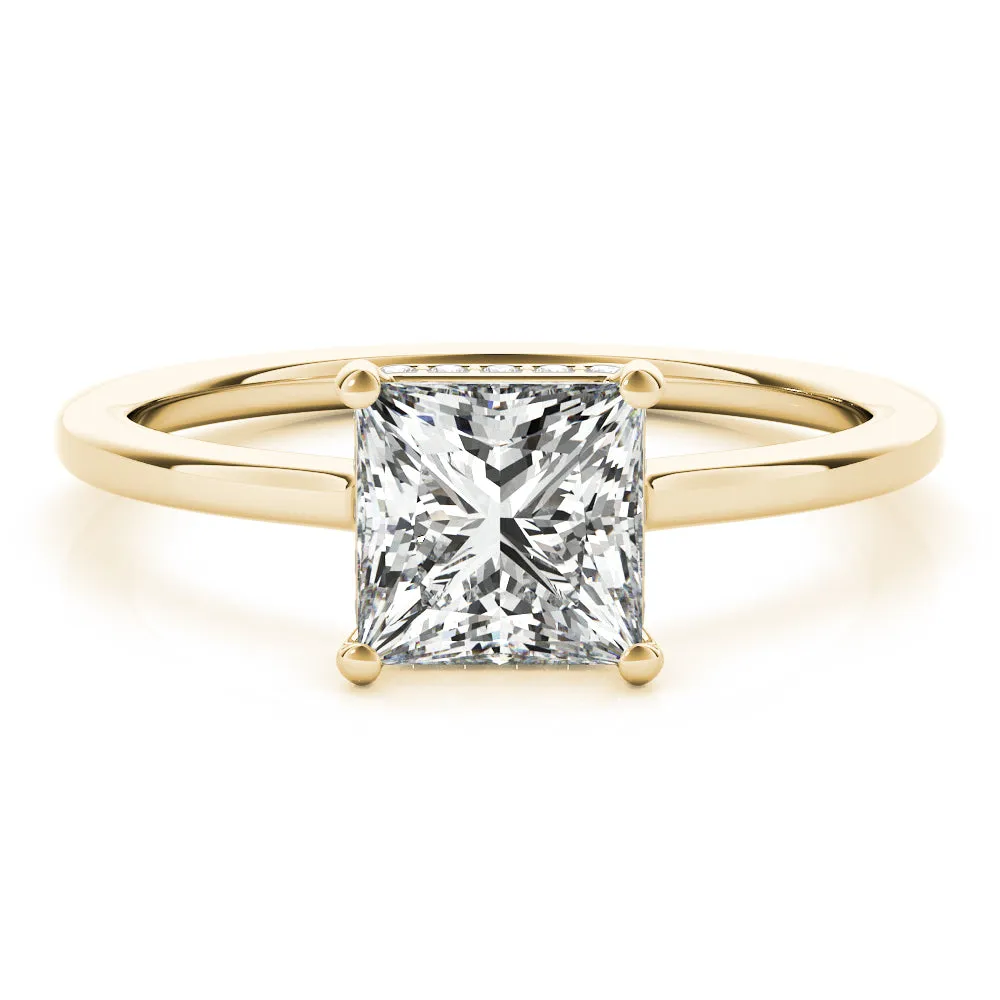 Aimee Princess Lab Grown Diamond Solitaire Engagement Ring IGI Certified