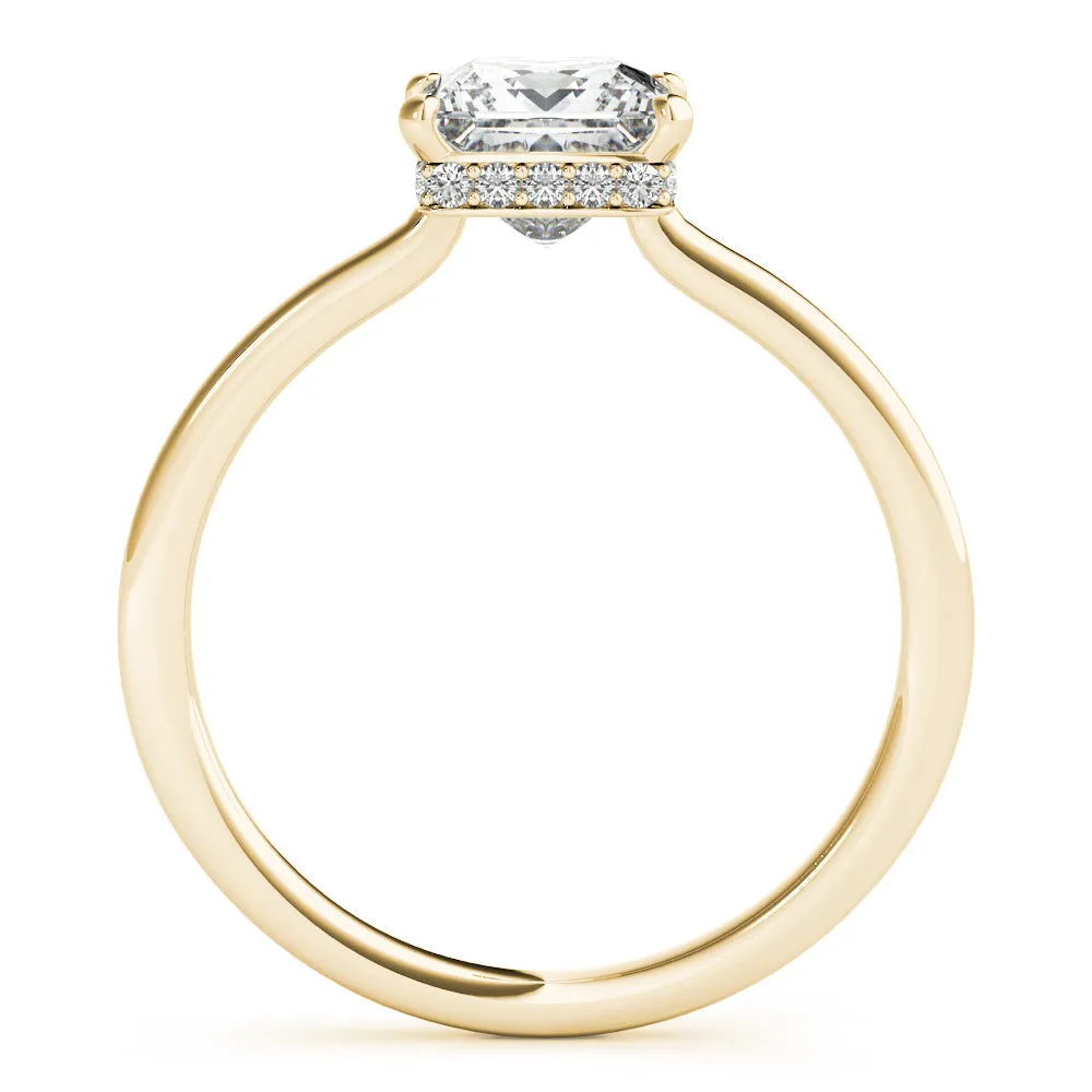 Aimee Princess Lab Grown Diamond Solitaire Engagement Ring IGI Certified