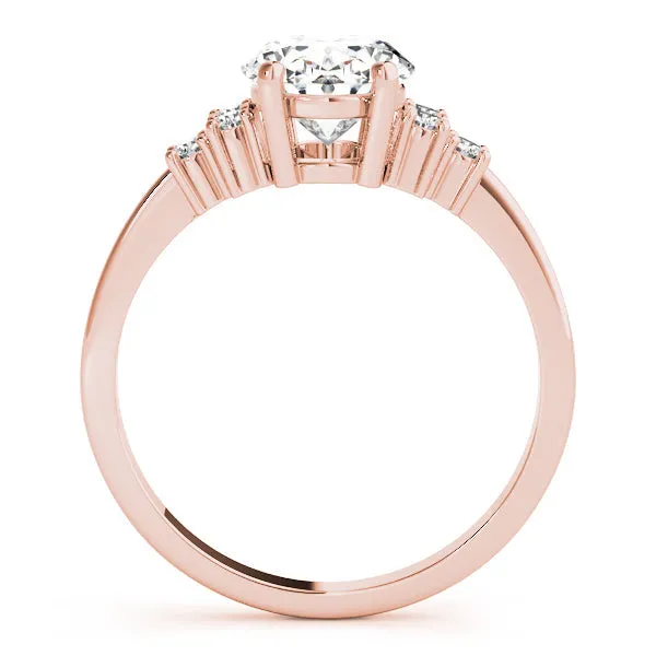 Alexandria Oval Lab Grown Diamond Engagement Ring IGI Certified