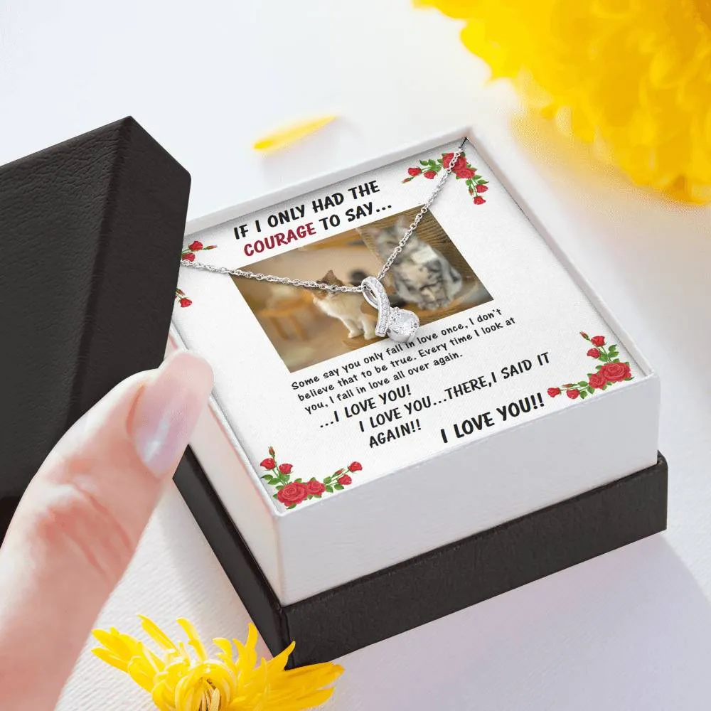 ALLURING BEAUTY Necklace | to Girlfriend | Wife | Birthday | Anniversary | Christmas | Cat Lover | Custom Message Card