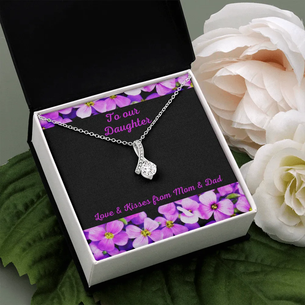 Alluring Beauty Ribbon Shaped Necklace