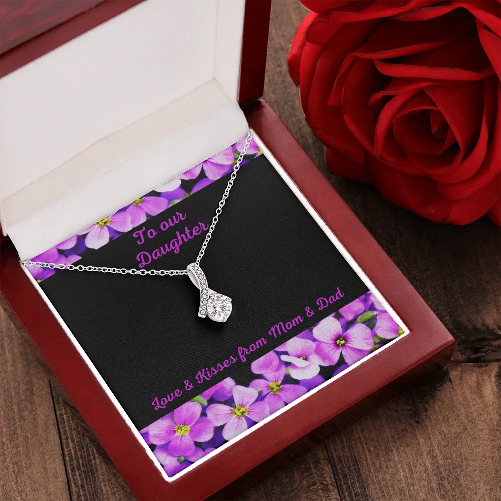 Alluring Beauty Ribbon Shaped Necklace