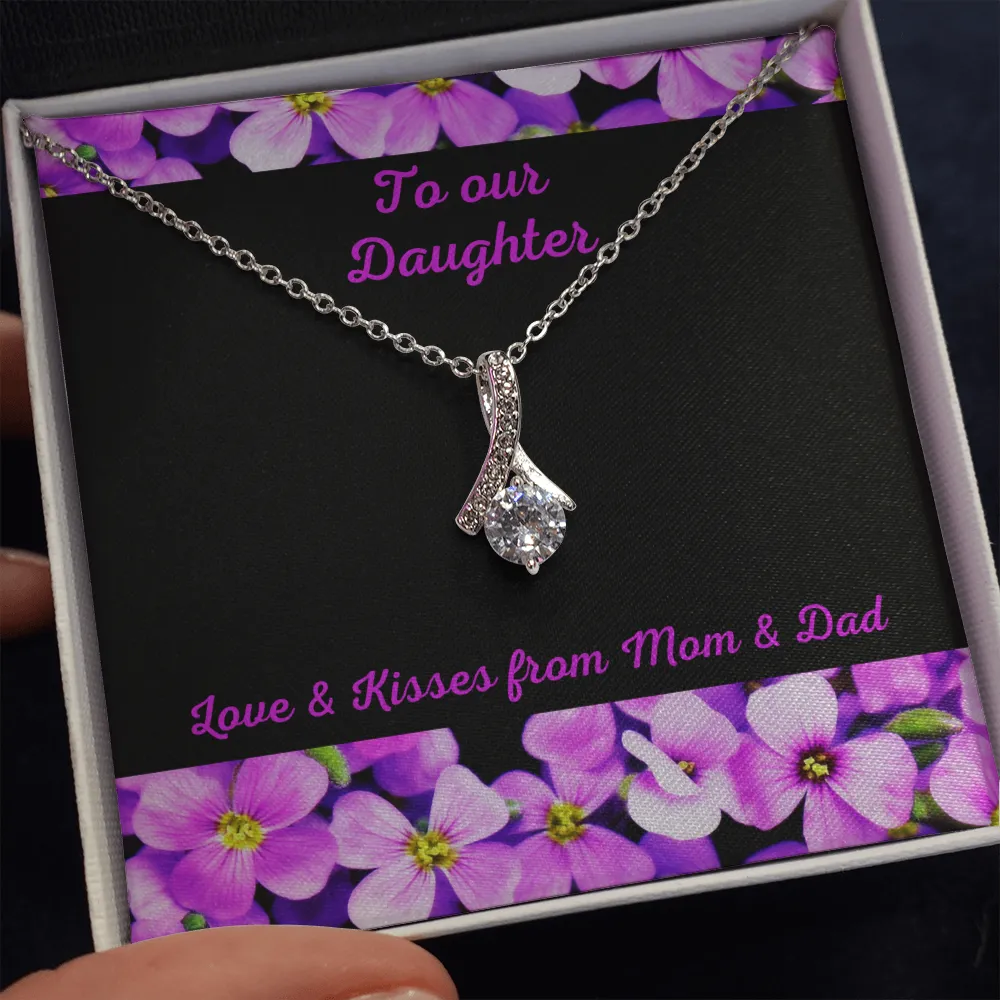 Alluring Beauty Ribbon Shaped Necklace