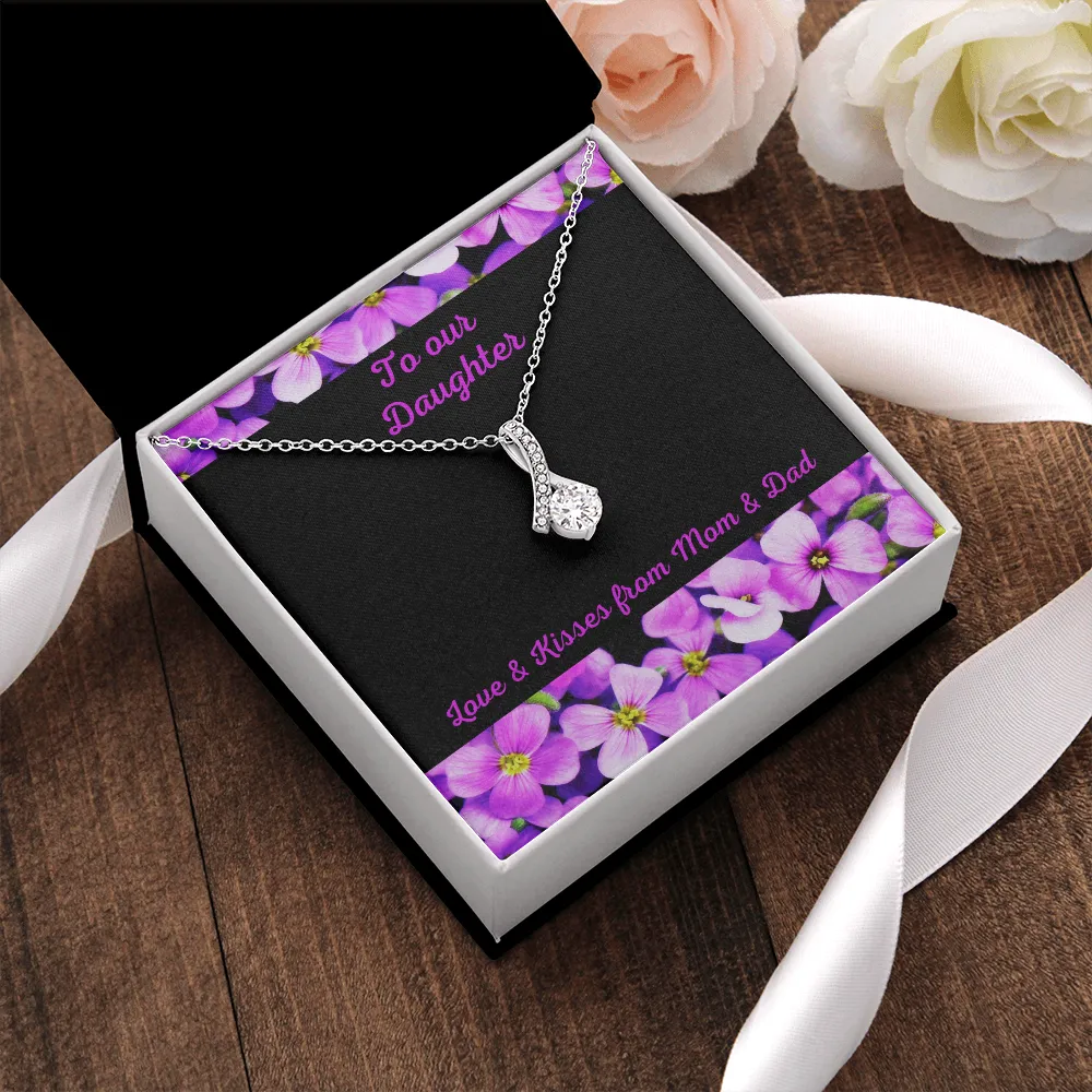 Alluring Beauty Ribbon Shaped Necklace