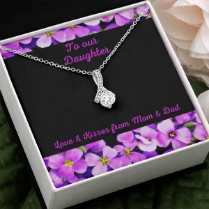 Alluring Beauty Ribbon Shaped Necklace
