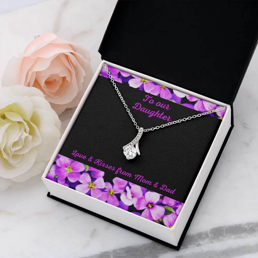 Alluring Beauty Ribbon Shaped Necklace