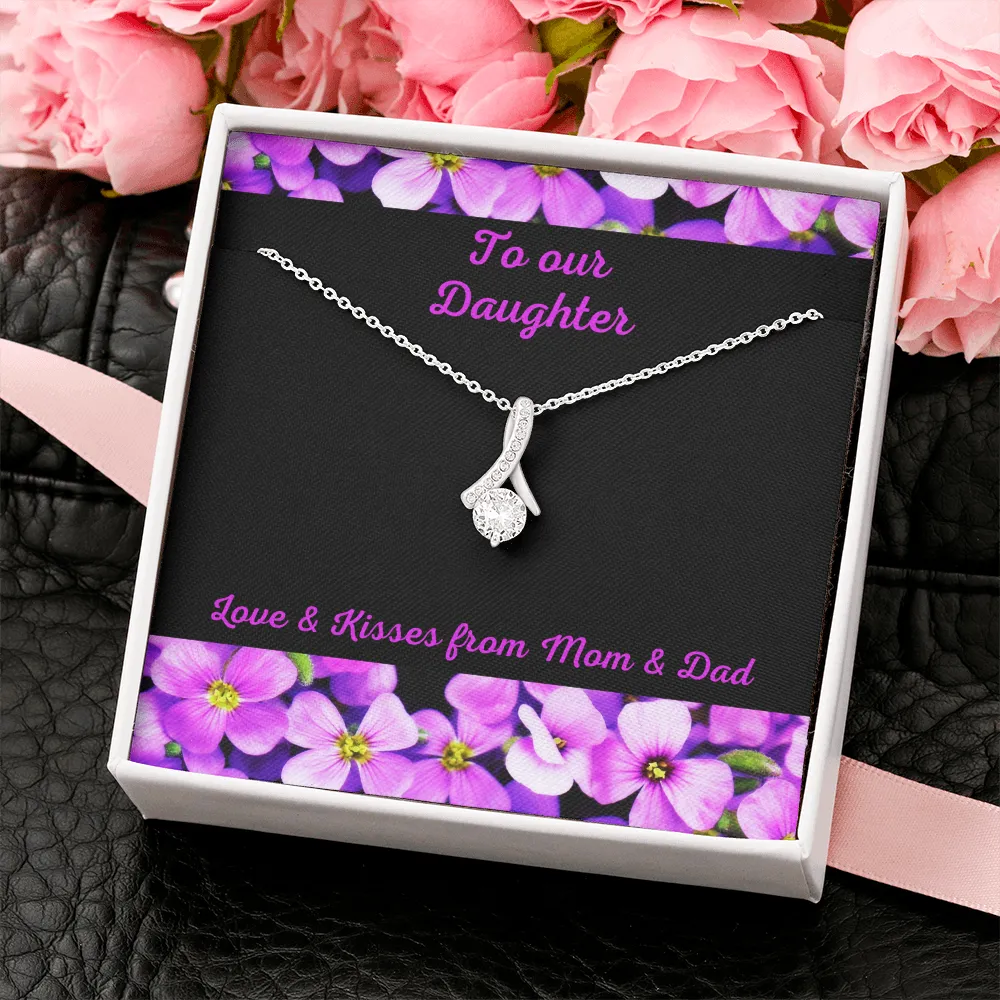 Alluring Beauty Ribbon Shaped Necklace
