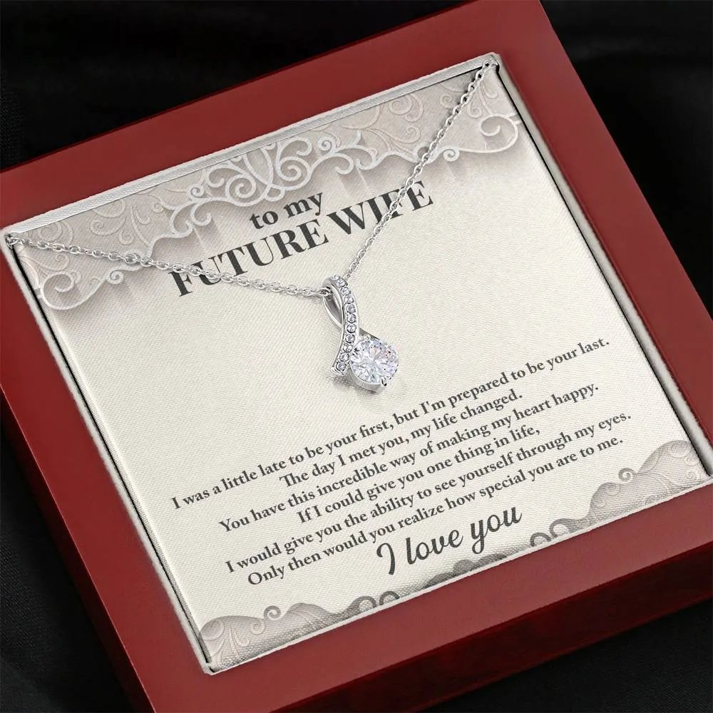 Alluring Beauty Solitaire Necklace to Future Wife